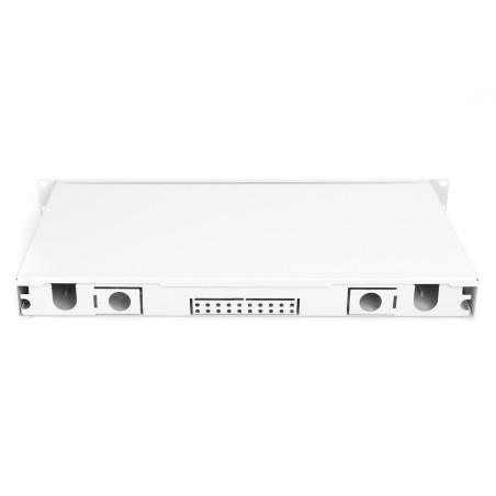 Digitus caja de empalme de fibra óptica, equipada, lc, os2 - 1u - 19"