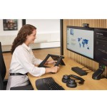 Teclado español kensington pro fit ergo kb675 eq tkl inalámbrico negro, distribución es k75491es