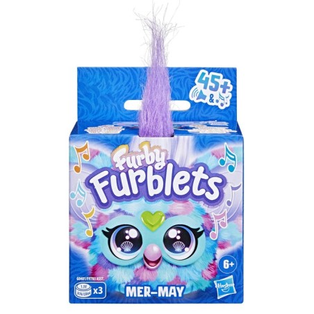 Hasbro furby furblets mer-may, peluche multicolor g04015x2