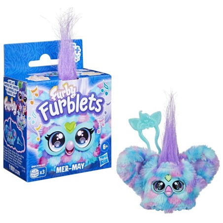 Hasbro furby furblets mer-may, peluche multicolor g04015x2