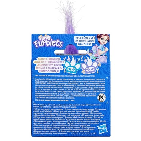 Hasbro furby furblets mer-may, peluche multicolor g04015x2