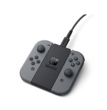 Soporte de carga nintendo joy-con, estación de carga negra, para 2 mandos 10014639