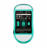 Ratón  cherry m68 wireless gaming negro/turquesa cx-m68w-black