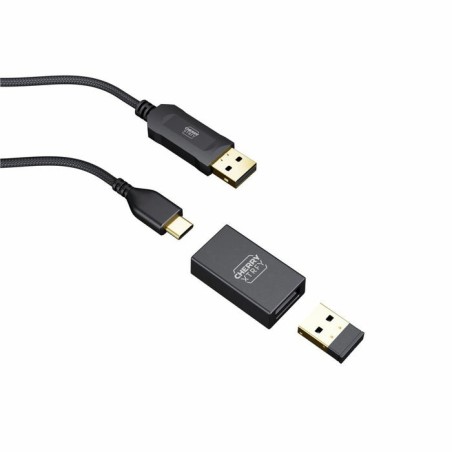 Ratón  cherry m68 wireless gaming negro/turquesa cx-m68w-black