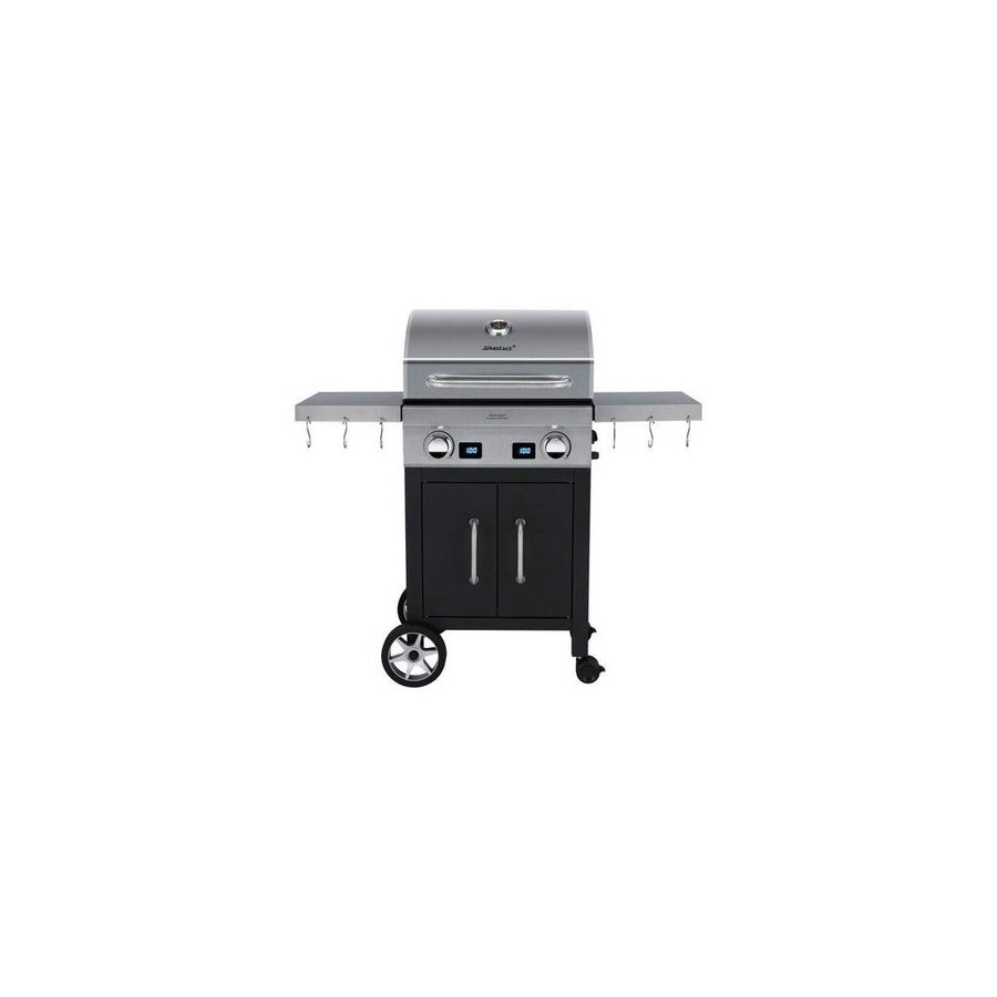Parrilla eléctrica steba deluxe grill center vg 7000 devil's choice,  acero inoxidable/negro, 2.800 w 06-64-00