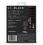 Wd black sn850x nvme ssd 4tb negro, pcie 4.0 x4, nvme, m.2 2280, disipador wds400t2xhe
