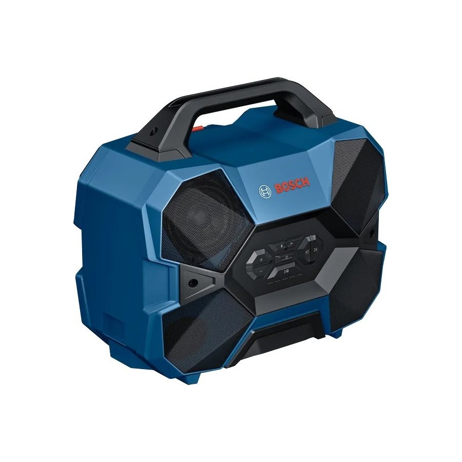 Bosch professional gpb 18v-6 c professional, altavoz azul/negro, bluetooth, ip54, usb-c 06014a6000