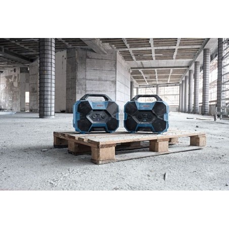 Bosch professional gpb 18v-6 c professional, altavoz azul/negro, bluetooth, ip54, usb-c 06014a6000