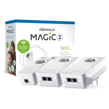 Devolo magic 2 wifi next multiroom kit, adaptador powerline 3 4250059686250