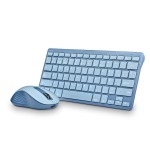 Teclado y ratón inalámbricos ngs fantasy kit blue azul