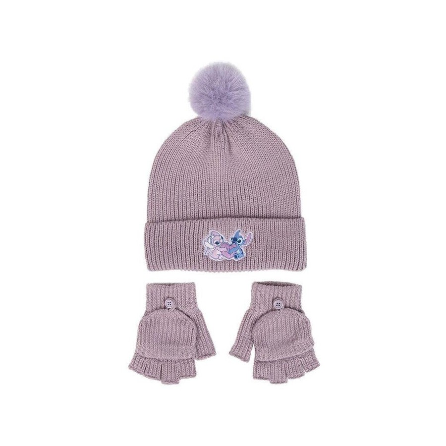 Set gorro y guantes stitch disney