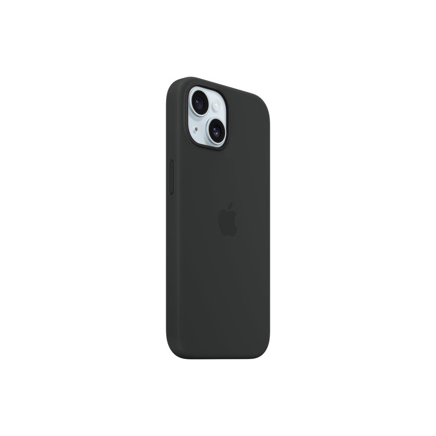 Apple funda iphone 15 silicone case with magsafe - black