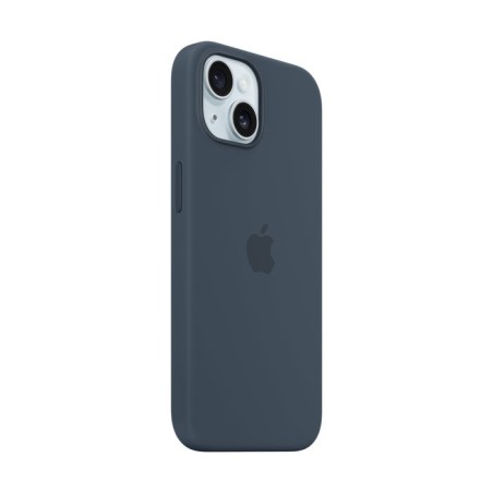 Apple funda iphone 15 silicone case with magsafe - storm blue