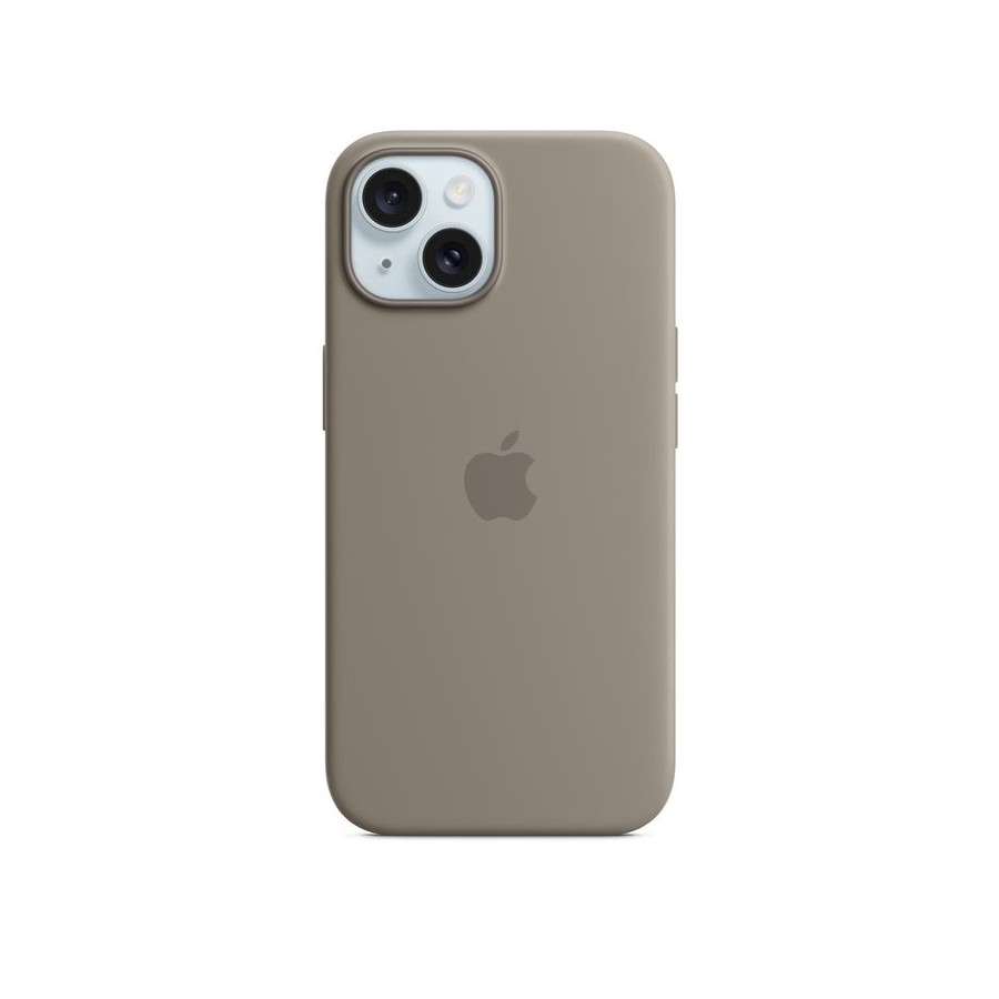 Apple funda iphone 15 silicone case with magsafe - clay