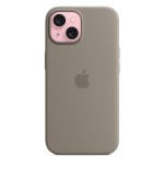 Apple funda iphone 15 silicone case with magsafe - clay