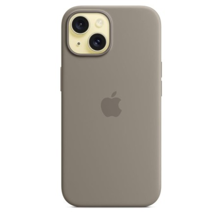 Apple funda iphone 15 silicone case with magsafe - clay