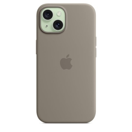 Apple funda iphone 15 silicone case with magsafe - clay