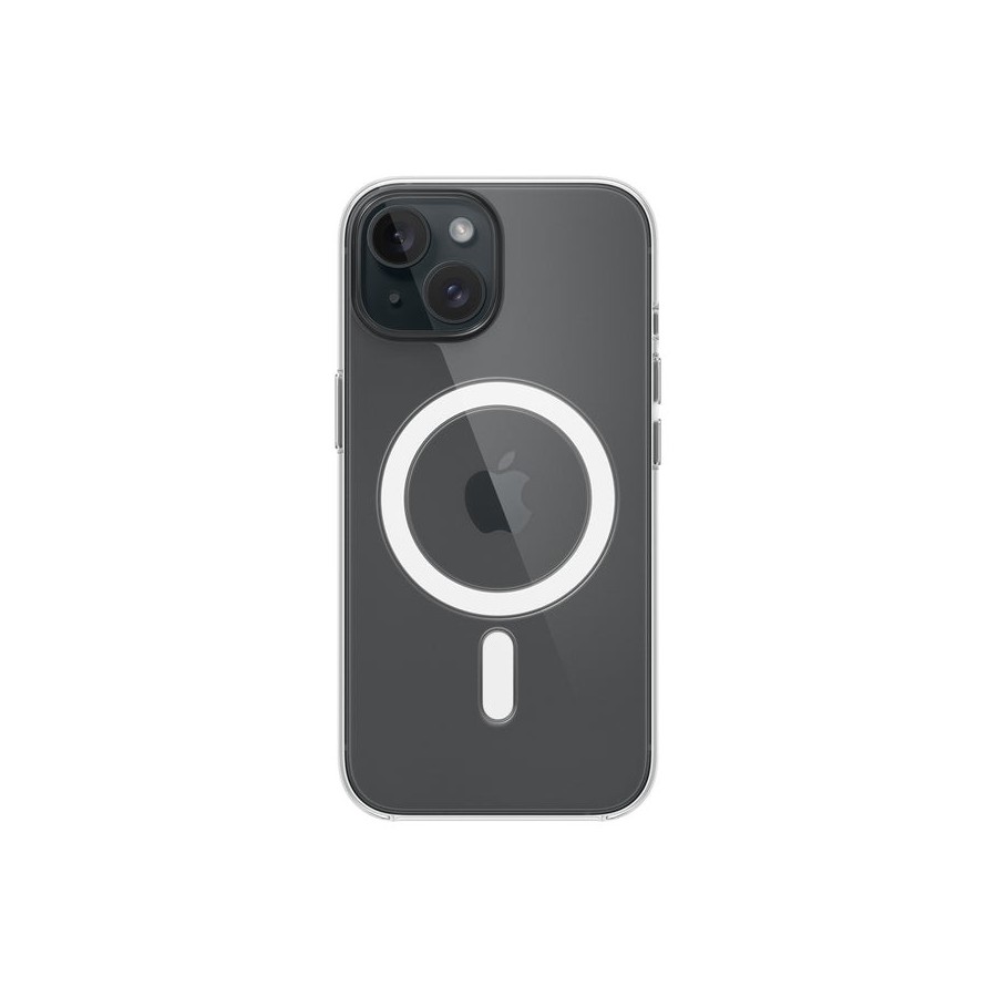 Apple funda iphone 15 clear case with  magsafe