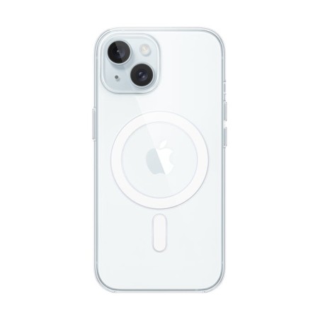 Apple funda iphone 15 clear case with  magsafe