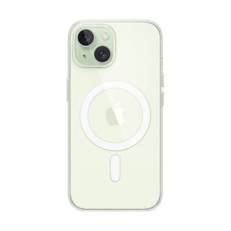 Apple funda iphone 15 clear case with  magsafe