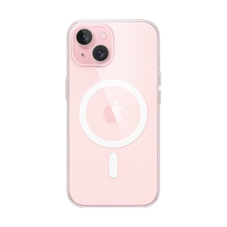 Apple funda iphone 15 clear case with  magsafe