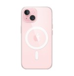 Apple funda iphone 15 clear case with  magsafe