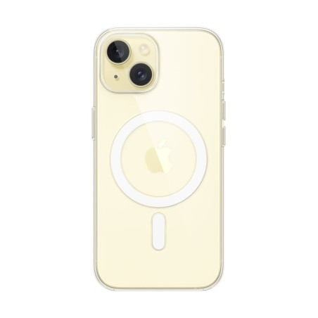 Apple funda iphone 15 clear case with  magsafe