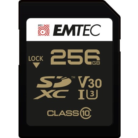 Emtec sd 256gb uhs-i u3 v30 speedin pro