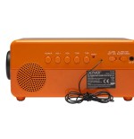 Despertador denver cr-425 fm alarma al timbre o radio flip retro dígitos batería
