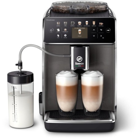 Saeco cafetera espresso totalmente automática para 16 bebidas