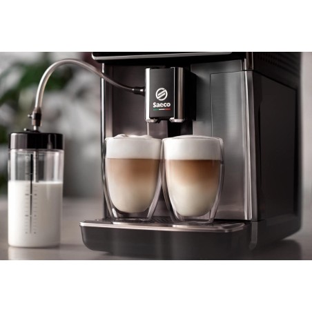 Saeco cafetera espresso totalmente automática para 16 bebidas
