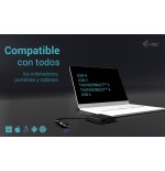 I-tec usb-a/usb-c dual 4k/60 hz displayport video adapter