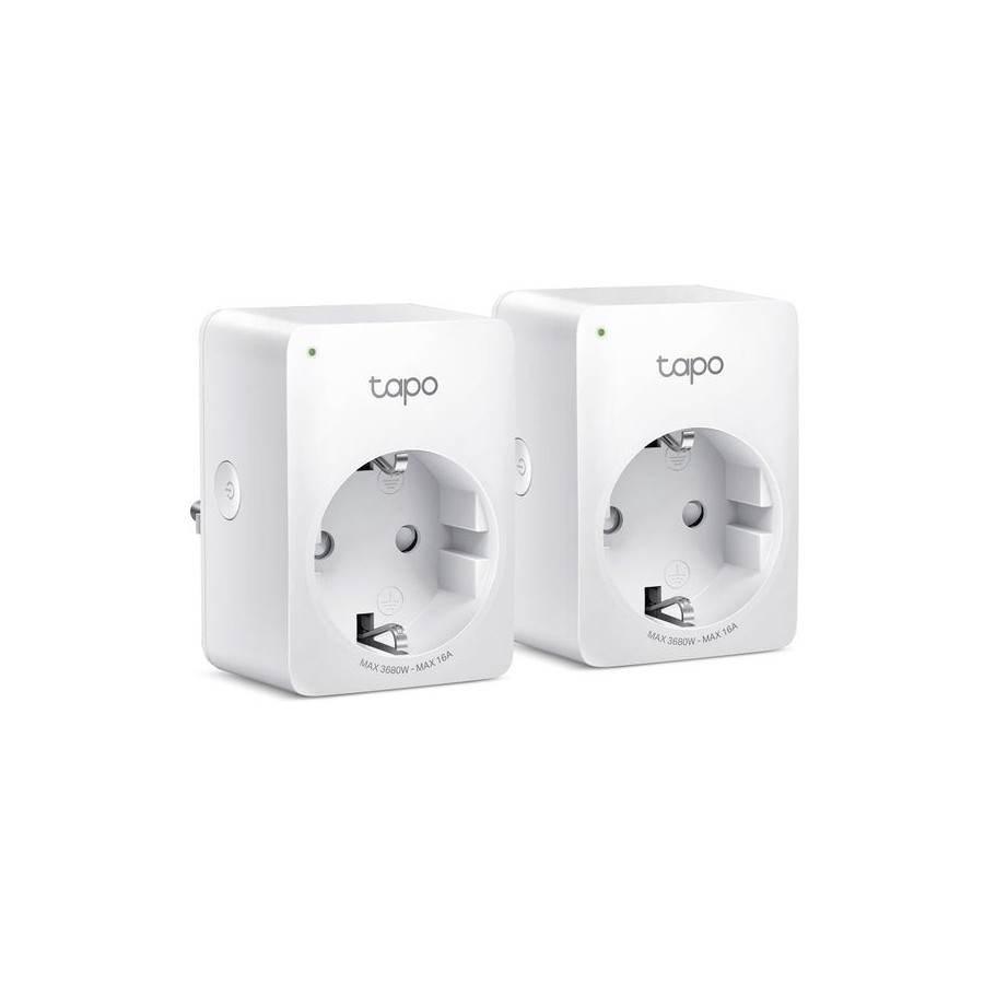 Tapo p110 (2-pack) - enchufe inteligente wi-fi compatible con alexa y google home