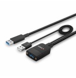 Lindy 43357 hub de interfaz usb 3.2 gen 2 (3.1 gen 2) type-a 100 mbit/s negro