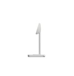 Soporte base de carga inalambrico 3en1 magsafe plata linq carga magnética qi2/ certificación mfi para apple watch