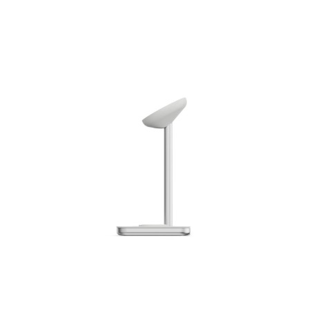 Soporte base de carga inalambrico 3en1 magsafe plata linq carga magnética qi2/ certificación mfi para apple watch