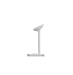 Soporte base de carga inalambrico 3en1 magsafe plata linq carga magnética qi2/ certificación mfi para apple watch