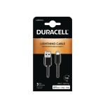 Cable usb lightning duracell usb5012a usb macho lightning macho 1m negro