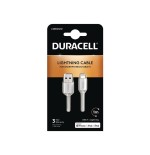 Cable usb lightning duracell usb5012w usb macho lightning macho 1m blanco