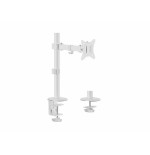 Soporte de mesa equip 650166 para 1 pantalla 17"-32" brazo inclinable y giratorio 360 color blanco