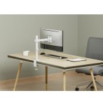 Soporte de mesa equip 650166 para 1 pantalla 17"-32" brazo inclinable y giratorio 360 color blanco