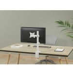 Soporte de mesa equip 650166 para 1 pantalla 17"-32" brazo inclinable y giratorio 360 color blanco