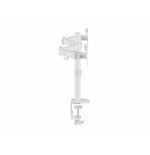 Soporte de mesa equip 650167 para 2 pantallas 17"-32" brazo inclinable y giratorio 360 color blanco