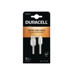 Cable usb 2.0 duracell usb5023w usb macho microusb macho 2m blanco