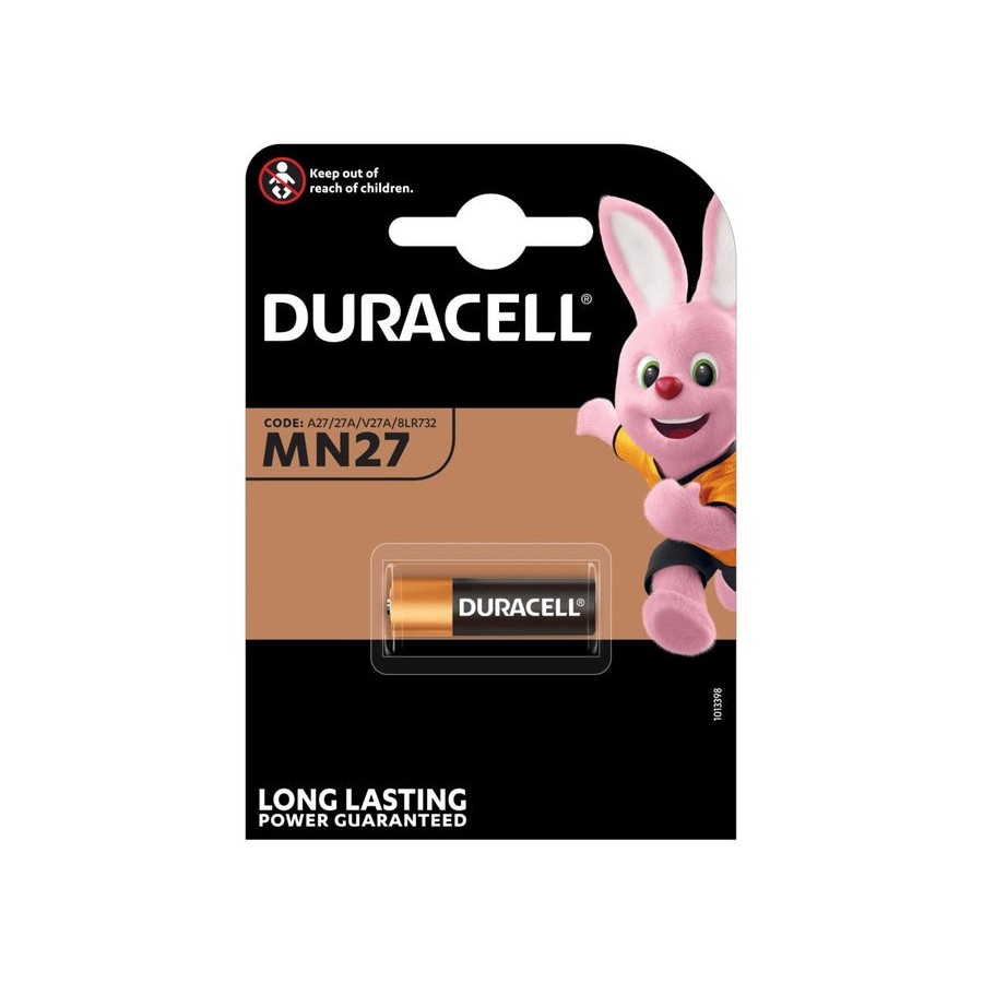 Pila alcalina duracell mn27 12v