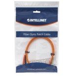 Intellinet 1m lc/st cable de fibra óptica e infiniband naranja