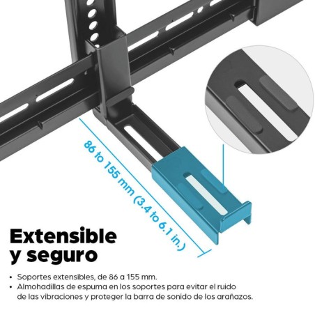 Manhattan soporte universal para barra de sonido