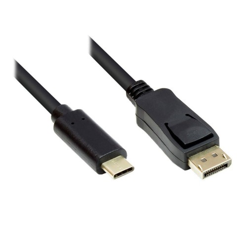 Alcasa gc-m0105 cable 1 m usb tipo c displayport negro