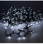 Guirnalda led compact parpadeante exterior blanco frio 21m 750 leds cable verde