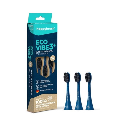 Cabezales happybrush eco vibe 3 azules hav3deo